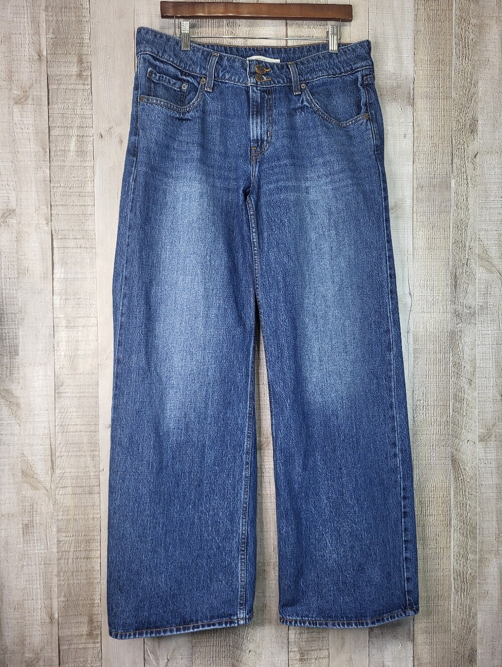 Levi's Superlow Wide Leg Blue Jeans. Ladies Size 31